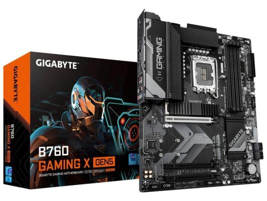 Материнская плата Gigabyte B760 GAMING X GEN5 Soc-1700 Intel B760 4xDDR5 ATX AC`97 8ch(7.1) 2.5Gg RAID+HDMI+DP
