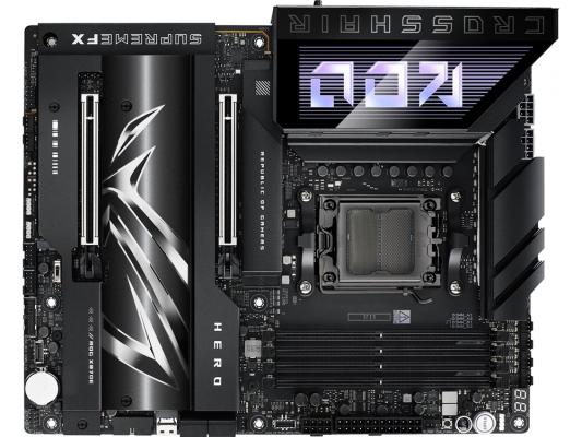 Материнская плата Asus ROG CROSSHAIR X870E HERO Socket AM5 AMD X870E 4xDDR5 ATX AC`97 8ch(7.1) 5Gigabit + 2.5Gigabit Ethernet RAID+HDMI