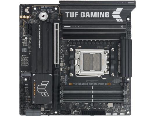 Материнская плата Asus TUF GAMING B850M-PLUS II Socket AM5 AMD B850 4xDDR5 mATX AC`97 8ch(7.1) 2.5Gg RAID+HDMI+DP
