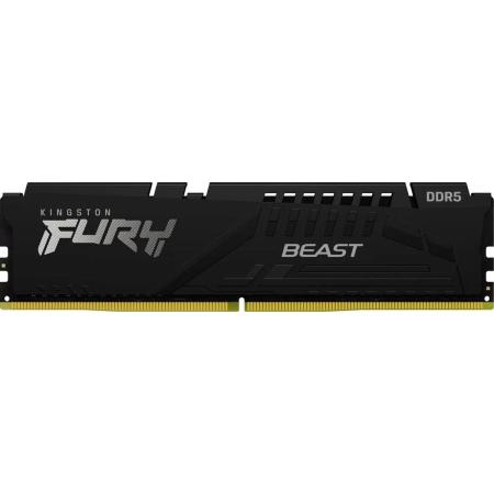 Память DDR5 32GB 5600MHz Kingston KF556C36BBE2-32 Fury Beast Black RTL Gaming PC5-44800 CL36 DIMM 288-pin 1.25В single rank с радиатором Ret