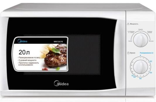 Микроволновая печь Midea MM720CFB 700 Вт белый  (Уценка, мех. повреждение)