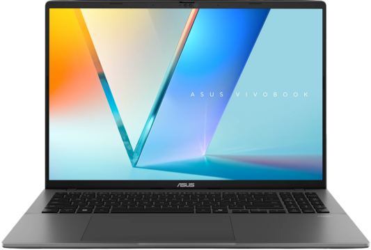 Ноутбук/ ASUS M3607HA-SH190 16"(1920x1200 OLED)/AMD Ryzen 5 220(3.2Ghz)/16384Mb/512PCISSDGb/noDVD/Int:Shared/Cam/BT/WiFi/70WHr/war 1y/1.7kg/Matte Gray/DOS