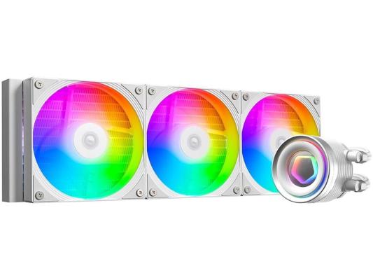 Система водяного охлаждения ID-Cooling FX360 Inf ARGB Soc-AM5/AM4/1200/1700/1851 белый 4-pin 27.2dB Al 350W Ret (FX360 INF WHITE)