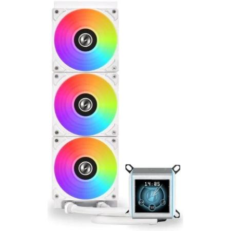 Система водяного охлаждения Lian-Li Galahad II LCD 360 ARGB Soc-AM5/AM4/1200/1700/1851 белый 79.9-30dB Al+Cu LCD Ret (G89.GA2ALCD36W.00)