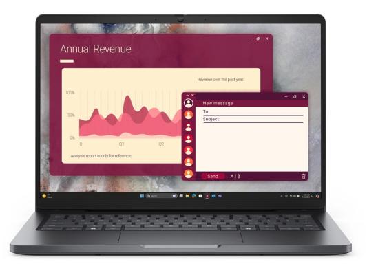 Ноутбук Dell Pro 14 Core Ultra 7 255U 16Gb SSD512Gb Intel Graphics 14" WVA FHD+ (1920x1200) Linux grey WiFi BT Cam (PRO14-7653)