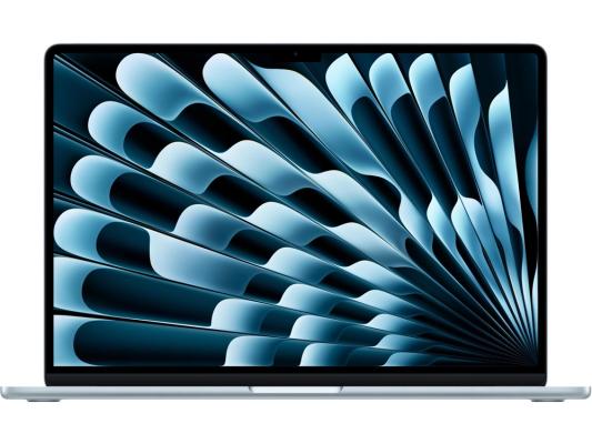 Ноутбук Apple MacBook Air A3241 M4 10 core 16Gb SSD512Gb/10 core GPU 15.3" Liquid Retina (2880x1864) macOS lt.blue WiFi BT Cam (MC7C4HN/A)