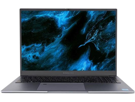 Ноутбук Digma Pro Pactos Core i3 1215U 16Gb SSD256Gb Intel UHD Graphics 16" IPS WUXGA (1920x1200) Windows 11 Pro dk.grey WiFi BT Cam 5500mAh (DN16P3-ACXW01)