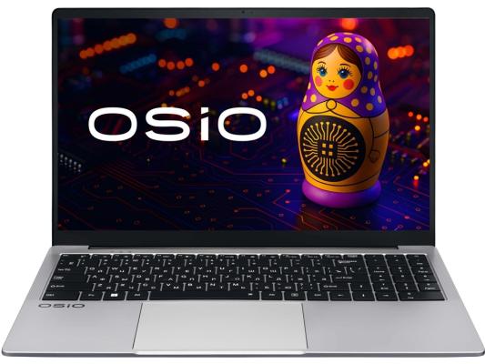 Ноутбук Osio FocusLine F150a-028 Ryzen 7 5700U 16Gb SSD512Gb Intel UHD Graphics 15" IPS FHD (1920x1080) Windows 11 Home grey WiFi BT Cam 6000mAh