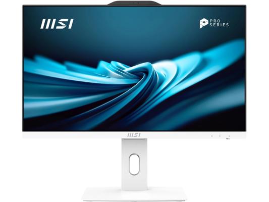 Моноблок MSI Pro AP242P 14M-807XRU 23.8" Full HD i7 14700 (2.1) 32Gb SSD512Gb UHDG 770 без ОС GbitEth WiFi BT 120W клавиатура мышь Cam белый 1920x1080