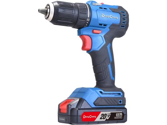 Дрель-шуруповерт DongCheng DCJZ2050 аккум. патрон:быстрозажимной (кейс в комплекте) (DCJZ2050(TYPE DM))
