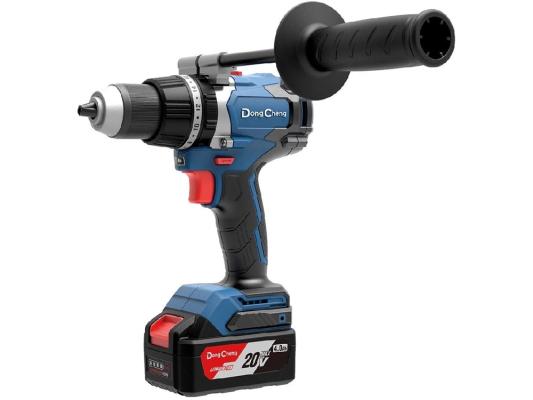 Дрель-шуруповерт DongCheng DCJZ03-13 аккум. патрон:быстрозажимной (кейс в комплекте) (DCJZ03-13(TYPE EM))