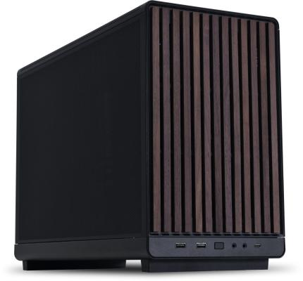 Корпус Lian-Li A3 Wood черный без БП mATX 10x120mm 2x140mm 2xUSB3.0 1xUSB3.1 audio bott PSU
