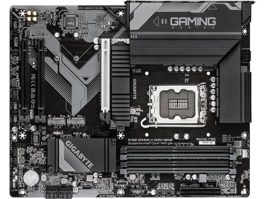 Материнская плата Gigabyte B760 GAMING X D4 GEN5 Soc-1700 Intel B760 4xDDR4 ATX AC`97 8ch(7.1) 2.5Gg RAID+HDMI+DP