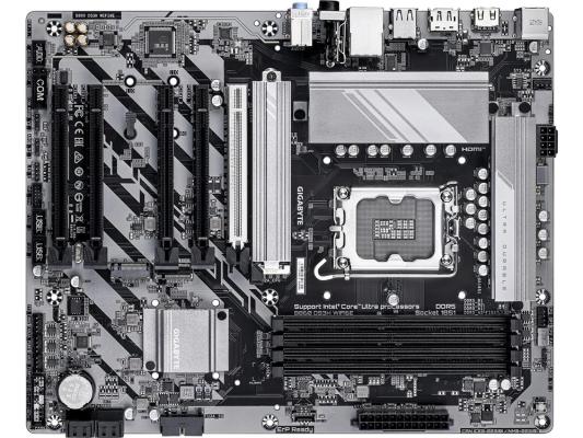 Материнская плата Gigabyte B860 DS3H WIFI6E Soc-1851 Intel B860 4xDDR5 ATX AC`97 8ch(7.1) 2.5Gg RAID+HDMI+DP
