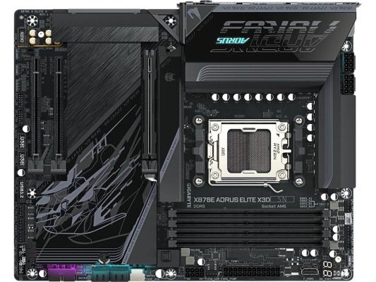 Материнская плата Gigabyte X870E AORUS ELITE X3D Socket AM5 AMD X870E 4xDDR5 ATX AC`97 8ch(7.1) 5Gigabit RAID+HDMI