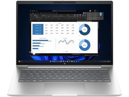 Ноутбук HP ProBook 4 G1i Ultra 5 225U 16Gb SSD512Gb Intel Iris Xe graphics 14" FHD (1920x1080) без ОС silver WiFi BT Cam (AD2M0ET)