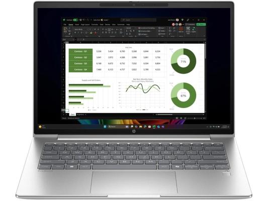 Ноутбук HP ProBook 4 G1q Snapdragon X X1-26-100 16Gb SSD512Gb Intel Iris Xe graphics 14" FHD (1920x1080) Windows 11 Pro silver WiFi BT Cam (B39XGAT)