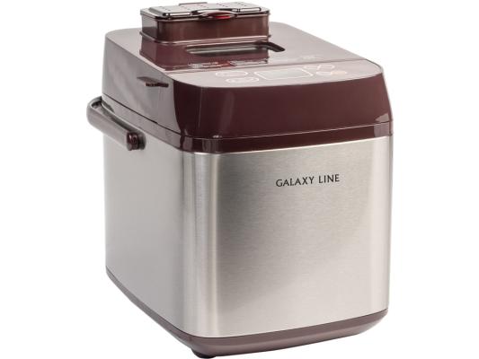 Хлебопечь Galaxy Line GL 2700 600Вт коричневый/серебристый