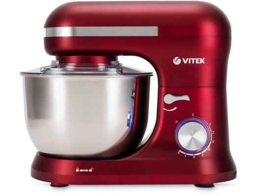 Миксер планетарный Vitek VT-PM0111 1500Вт вишневый