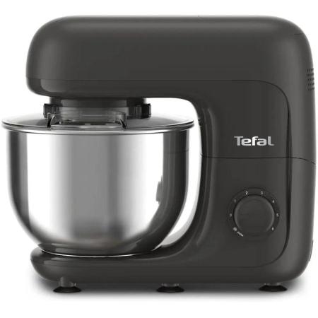 Кухонная машина Tefal Bake Essential QB161H38 планетар.вращ. 800Вт черный/серебристый
