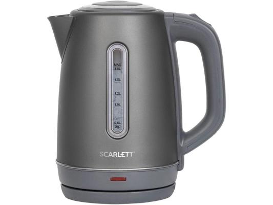 Чайник электрический Scarlett SC-EK21S42 1.8л. 1800Вт графит корпус: пластик