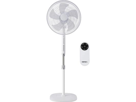 Вентилятор напольный Centek CT-5023 65Вт скоростей:4 ПДУ белый