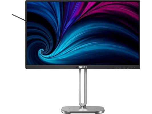 Монитор Philips 23.8" 24B2U4301 черный IPS LED 16:9 HDMI M/M матовая HAS Piv 300cd 178гр/178гр 1920x1080 120Hz DP FHD USB 5.74кг