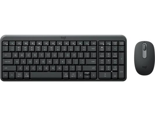 Клавиатура + мышь Logitech Wireless MK250 Compact MR0114 клав:графитовый мышь:графитовый USB беспроводная Multimedia (920-013853)