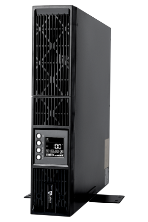 Источник бесперебойного питания/ UPS Сайбер Электро ЭКСПЕРТ-II-2000Р Онлайн, Стойка/Напольный 2000ВА/2000Вт. USB/RS-232/SNMP Slot/EPO/RJ-11/RJ-45 (8 IEC С13) (12В /9Ач. х 4) 2U