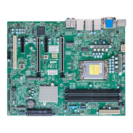 Системная плата/ X13SAE-F,ATX,LGA1700,Intel W680 Chipset,4x DIMM/ECC or n