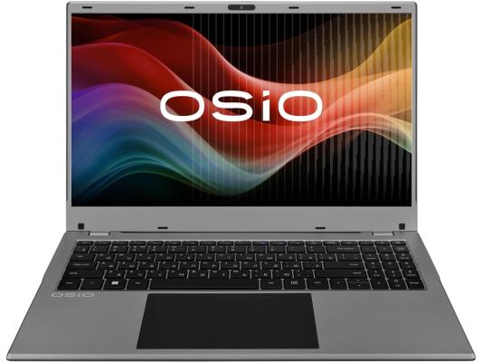 Ноутбук Osio BaseLine B150i-009s N-series N200 8Gb SSD512Gb Intel UHD Graphics 15.6" IPS FHD (1920x1080) без ОС silver WiFi BT Cam 5000mAh