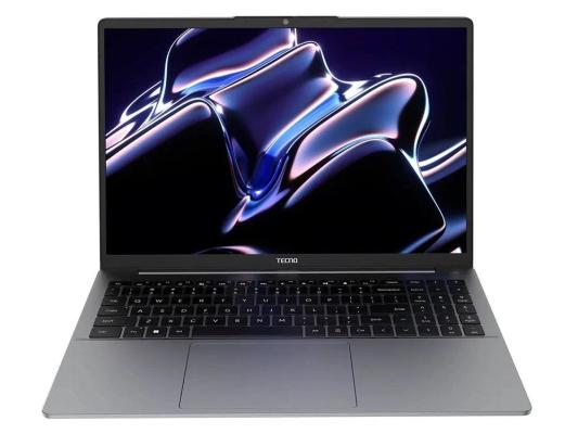 Ноутбук Tecno MegaBook K16SDA Ryzen 5 7430U 16Gb SSD1Tb AMD Radeon Graphics 16" IPS WUXGA (1920x1200) Windows 11 Home grey WiFi BT Cam 6060mAh (71005000262)