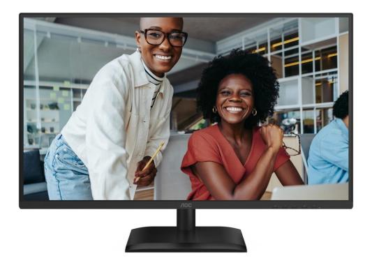 Монитор AOC 27" Q27E4U черный IPS LED 16:9 HDMI M/M матовая HAS Piv 350cd 178гр/178гр 2560x1440 120Hz DP 2K USB 5.55кг