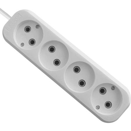 Сетевой удлинитель Defender B240, 5м, белый [99281]