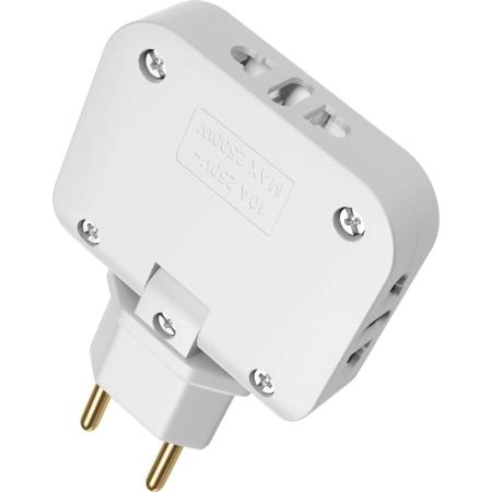 Сетевой разветвитель Defender TA-05, белый [99112]