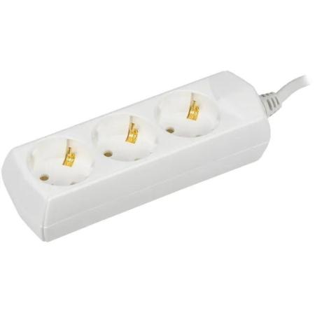 Сетевой удлинитель IEK У03, 7м, белый [wyp10-10-03-07-z-g]