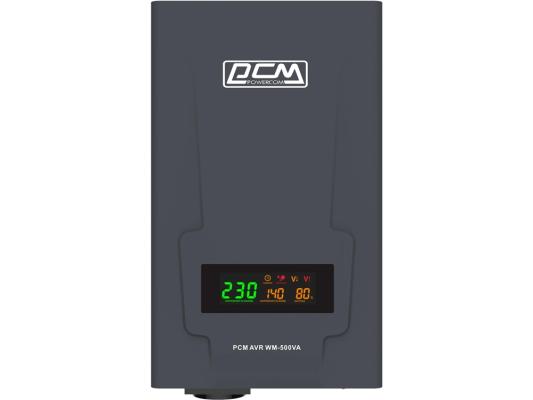 Стабилизатор напряжения POWERCOM WM-500VA графитовый