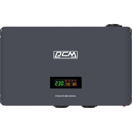 Стабилизатор напряжения POWERCOM WM-3000VA графитовый