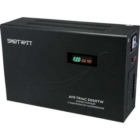 Стабилизатор напряжения SMARTWATT AVR Triac 5000TW черный [4512020380002]