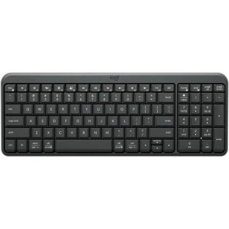 Клавиатура Logitech K250 YR0107,  беспроводная, заводское нанесение кириллицы, графитовый [920-013452]