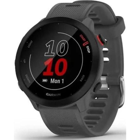 Смарт-часы Garmin Forerunner 55,  42мм,  1.04",  серый/серый [010-02562-13]