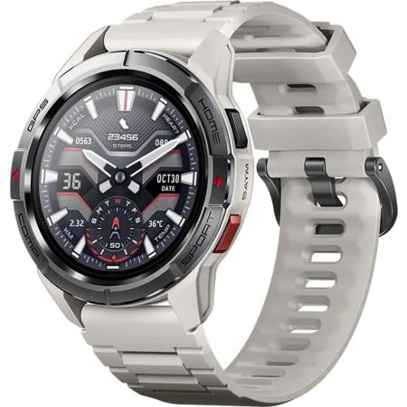 Смарт-часы MIBRO GS Active,  47мм,  1.3",  белый/белый [xpaw016wh]