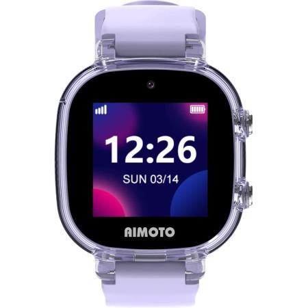 Смарт-часы Кнопка Жизни Aimoto Crystal,  1.44",  лиловый/лиловый [8360202]