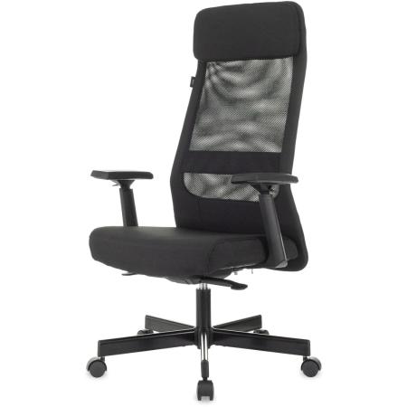 Кресло Бюрократ T-995, на колесиках, сетка/ткань, черный [t-995/neo-black]