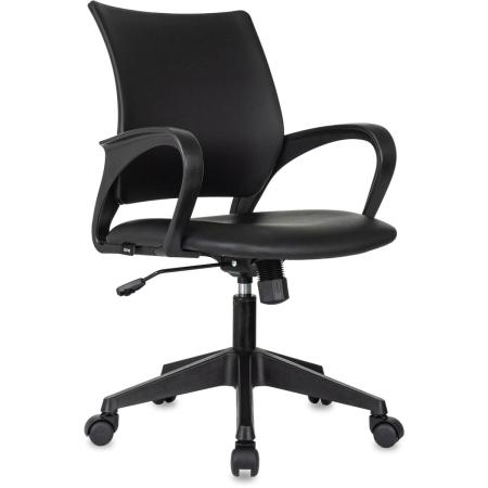 Кресло Бюрократ CH-695N, на колесиках, экокожа, черный [ch-695n/black-pu]
