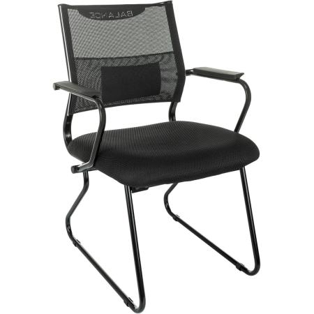 Кресло Бюрократ CH Balance-Av, на полозьях, сетка/ткань, черный [ch balance-av b]