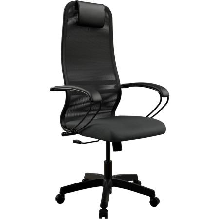 Кресло МЕТТА SU-B-8, на колесиках, сетка, черный [zda.12.1.222]