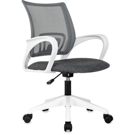 Кресло Бюрократ Optimum, на колесиках, сетка/ткань, серый [optimum grey]