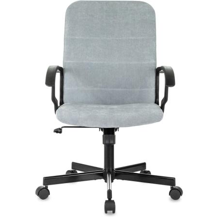 Кресло Бюрократ Triest, на колесиках, ткань, серо-голубой [triest fabric-lt28]