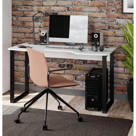 Стол компьютерный Сокол КСТ-19, ЛДСП, белый